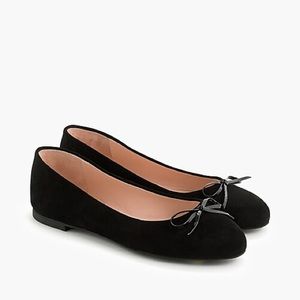 J.Crew Black Ballet Flats 9.5